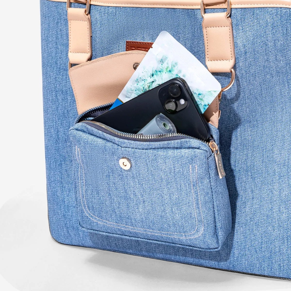 PETSFIT Vira Blazer Stylish Denim Pet Tote Bags