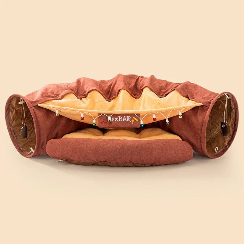 Plush Burrowing Cat Tunnel