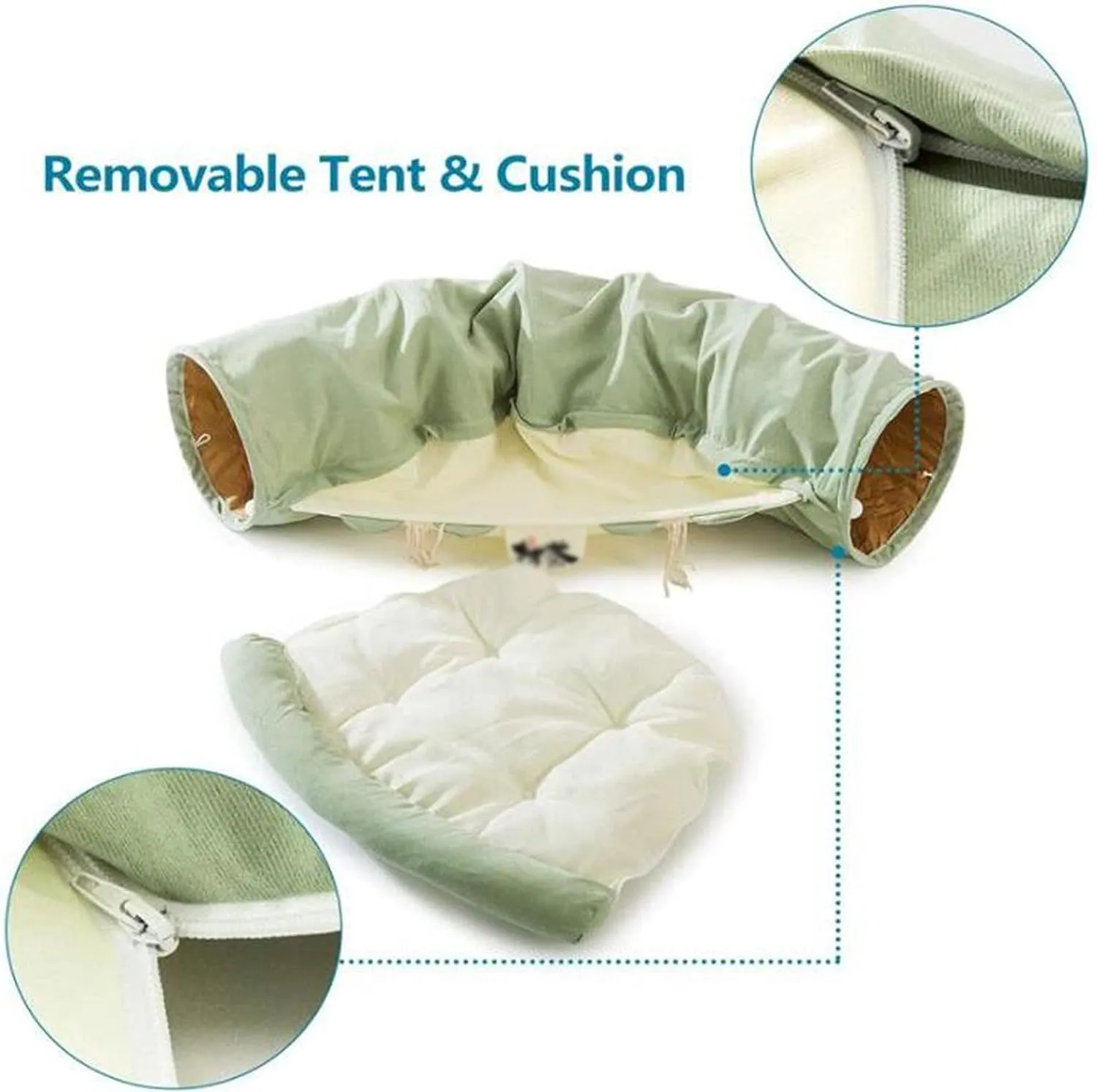 Plush Burrowing Cat Tunnel