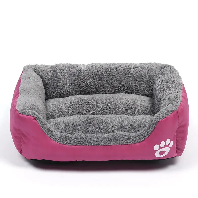 Plush Haven for Your Furry Friend: Large Square Pet Cat Dog Bed - Washable, Waterproof Mat for Summer Comfort, Ideal for Medium to Large Dogs! Explore Premium Pet Supplies!