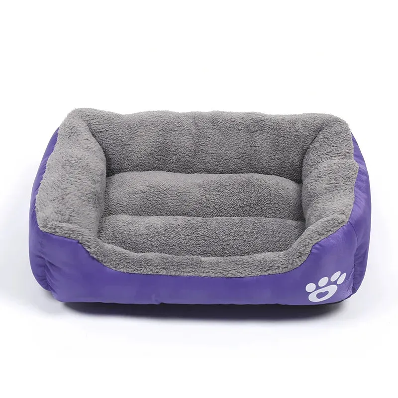 Plush Haven for Your Furry Friend: Large Square Pet Cat Dog Bed - Washable, Waterproof Mat for Summer Comfort, Ideal for Medium to Large Dogs! Explore Premium Pet Supplies!