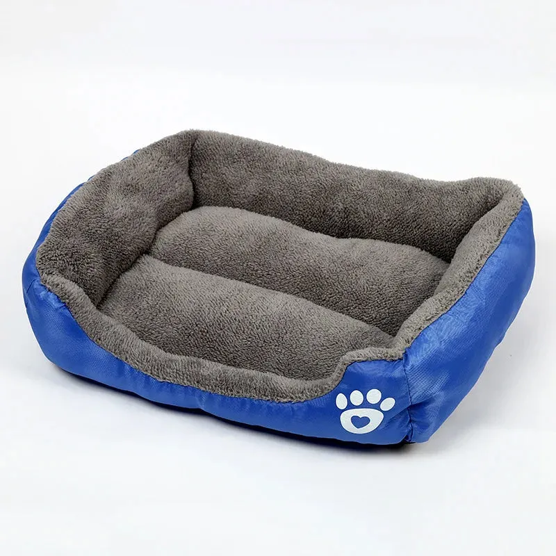 Plush Haven for Your Furry Friend: Large Square Pet Cat Dog Bed - Washable, Waterproof Mat for Summer Comfort, Ideal for Medium to Large Dogs! Explore Premium Pet Supplies!