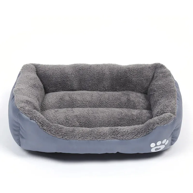 Plush Haven for Your Furry Friend: Large Square Pet Cat Dog Bed - Washable, Waterproof Mat for Summer Comfort, Ideal for Medium to Large Dogs! Explore Premium Pet Supplies!