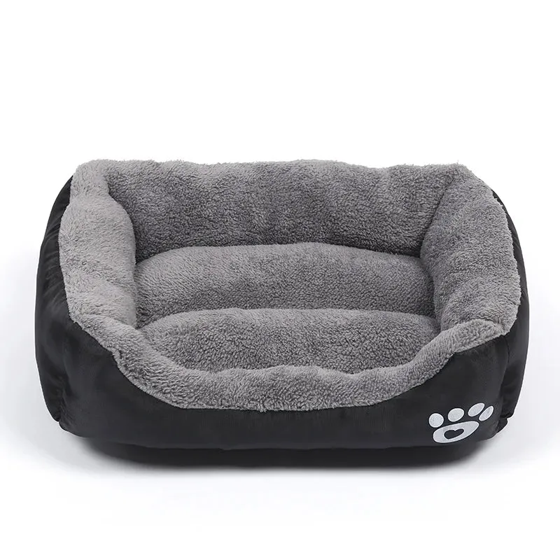 Plush Haven for Your Furry Friend: Large Square Pet Cat Dog Bed - Washable, Waterproof Mat for Summer Comfort, Ideal for Medium to Large Dogs! Explore Premium Pet Supplies!