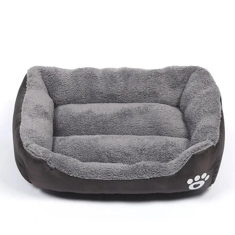 Plush Haven for Your Furry Friend: Large Square Pet Cat Dog Bed - Washable, Waterproof Mat for Summer Comfort, Ideal for Medium to Large Dogs! Explore Premium Pet Supplies!