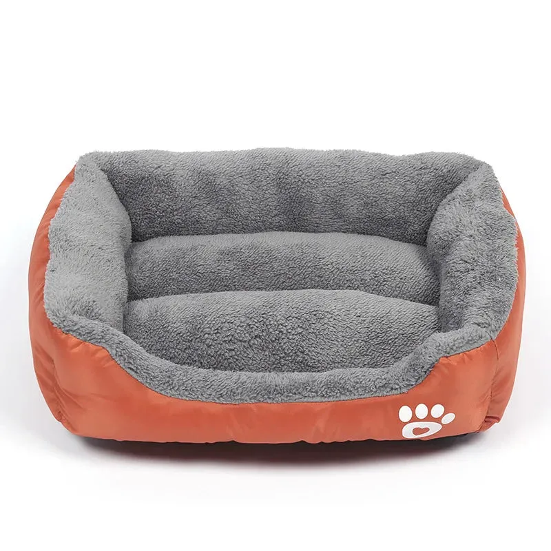 Plush Haven for Your Furry Friend: Large Square Pet Cat Dog Bed - Washable, Waterproof Mat for Summer Comfort, Ideal for Medium to Large Dogs! Explore Premium Pet Supplies!