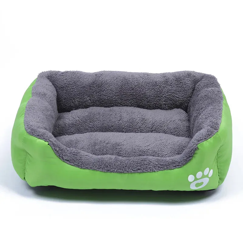 Plush Haven for Your Furry Friend: Large Square Pet Cat Dog Bed - Washable, Waterproof Mat for Summer Comfort, Ideal for Medium to Large Dogs! Explore Premium Pet Supplies!