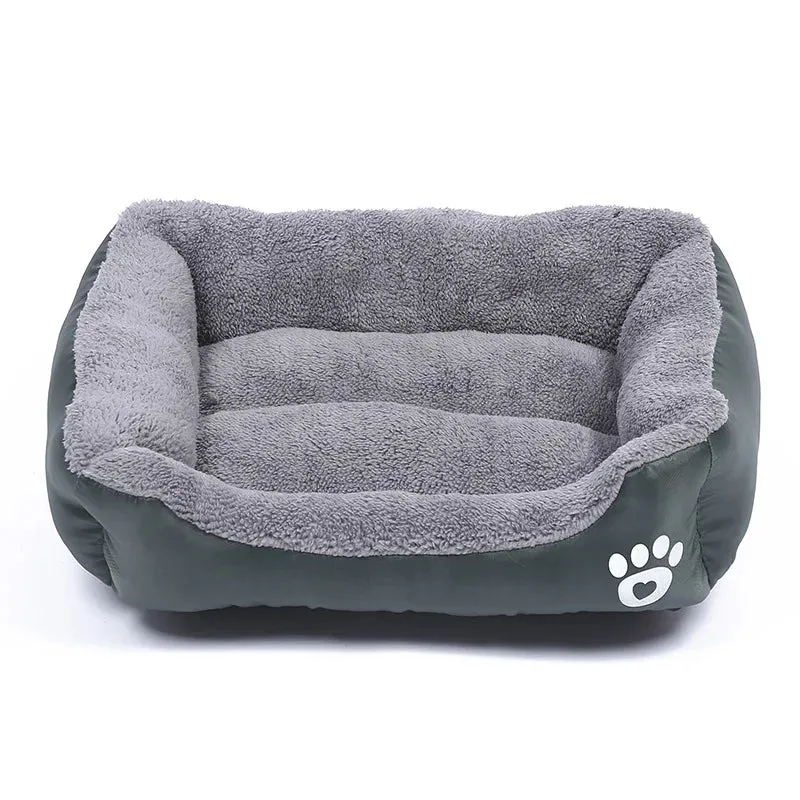 Plush Haven for Your Furry Friend: Large Square Pet Cat Dog Bed - Washable, Waterproof Mat for Summer Comfort, Ideal for Medium to Large Dogs! Explore Premium Pet Supplies!