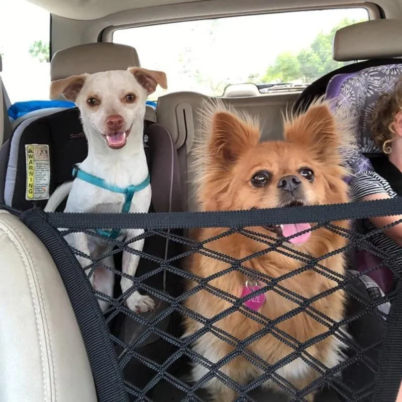 Premium Pet Car Net Barrier – Safe & Stretchable Partition for Pets and Kids