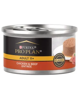 Purina Pro Plan Adult 11  Chicken & Beef Entrée Classic Canned Cat Food