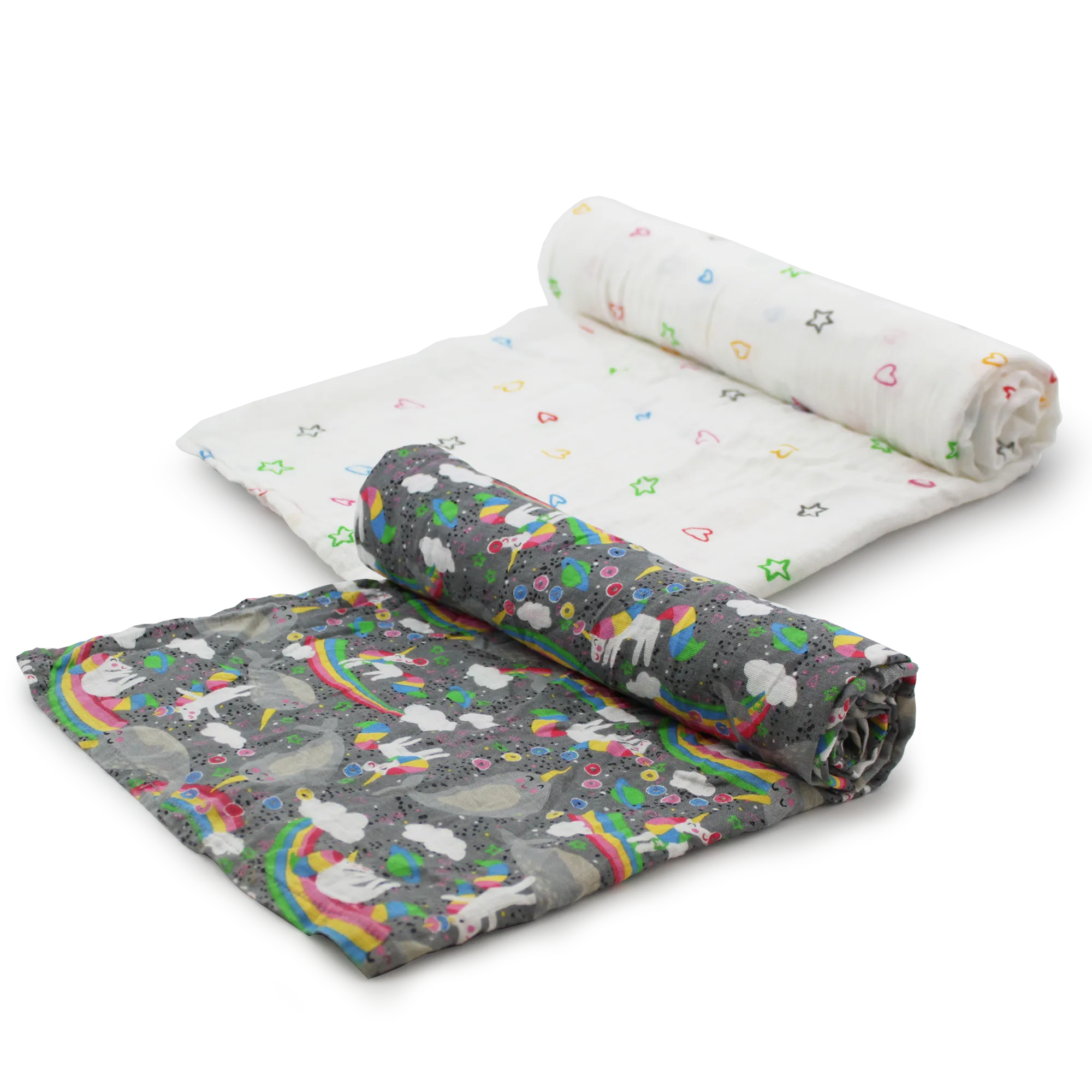 Serene Swaddles - Premium Bamboo Swaddle Blankets (2pk)