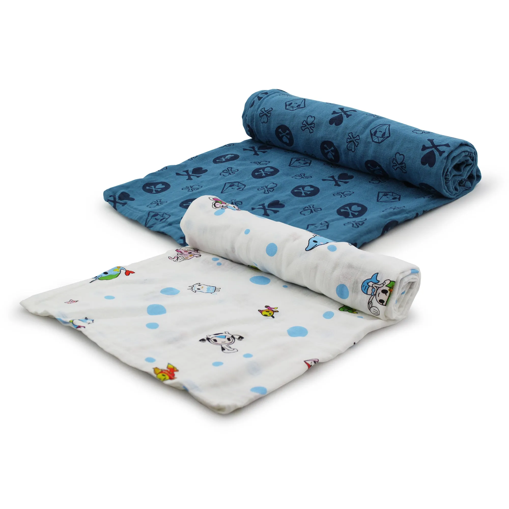 Serene Swaddles - Premium Bamboo Swaddle Blankets (2pk)