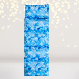 Snowflake Pillow Bed Case, Floor Lounger Holiday Gift for little Princesses