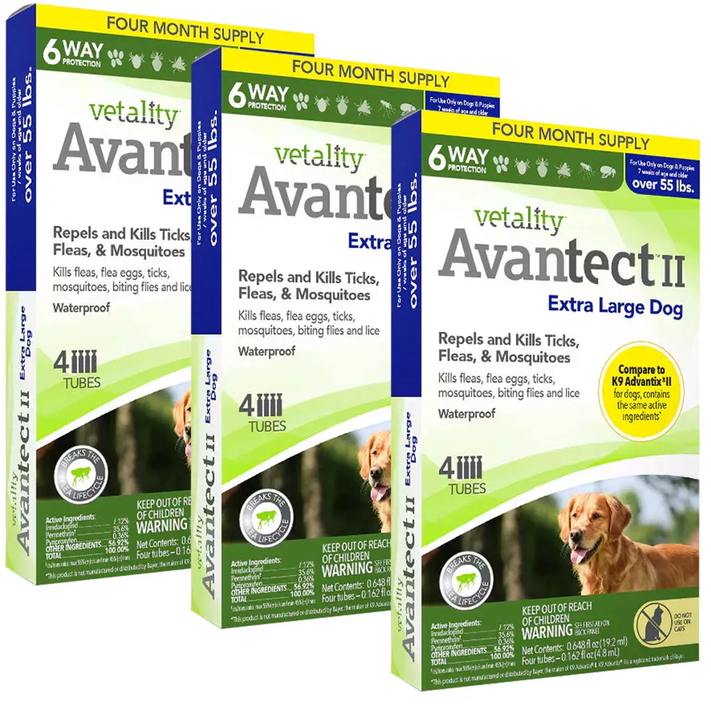 TevraPet Vetality Avantect II for Extra Large Dog Over 55 lbs