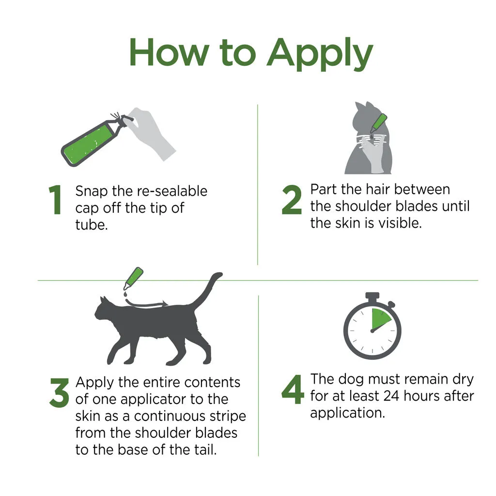 TevraPet Vetality Naturals Flea & Tick Topical for Cats of All Weights, 3 dose