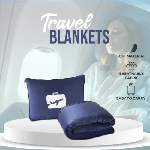 Travel Blanket - Premium Soft Lightweight | TR-02