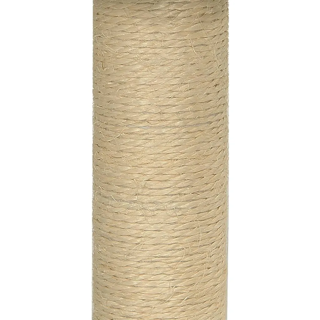 vidaXL Cat Tree with Sisal Scratching Post Cream 74 cm