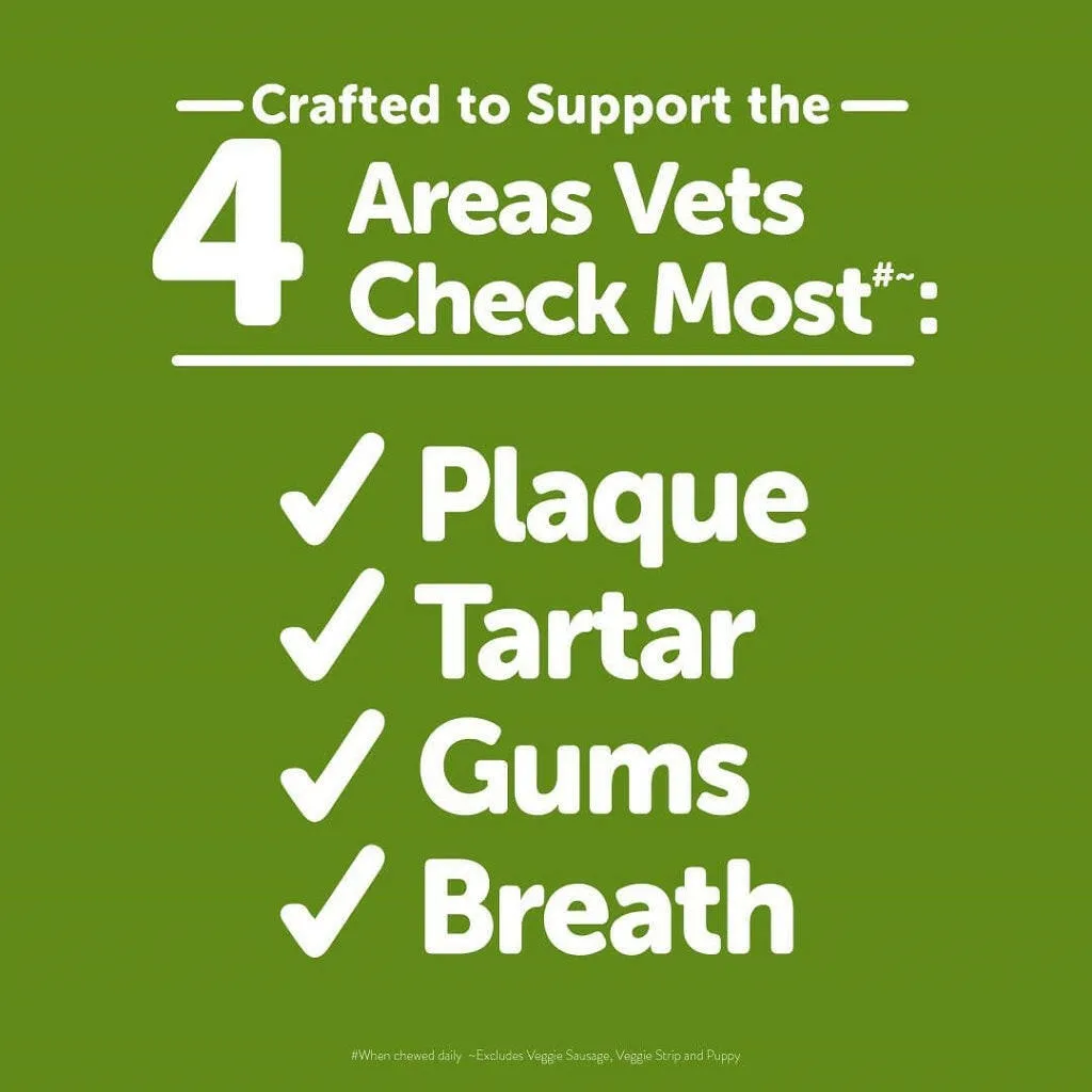 WHIMZEES Brushzees Dental Chews Natural Grain-Free Dental Dog Treats Extra Small (48 count)