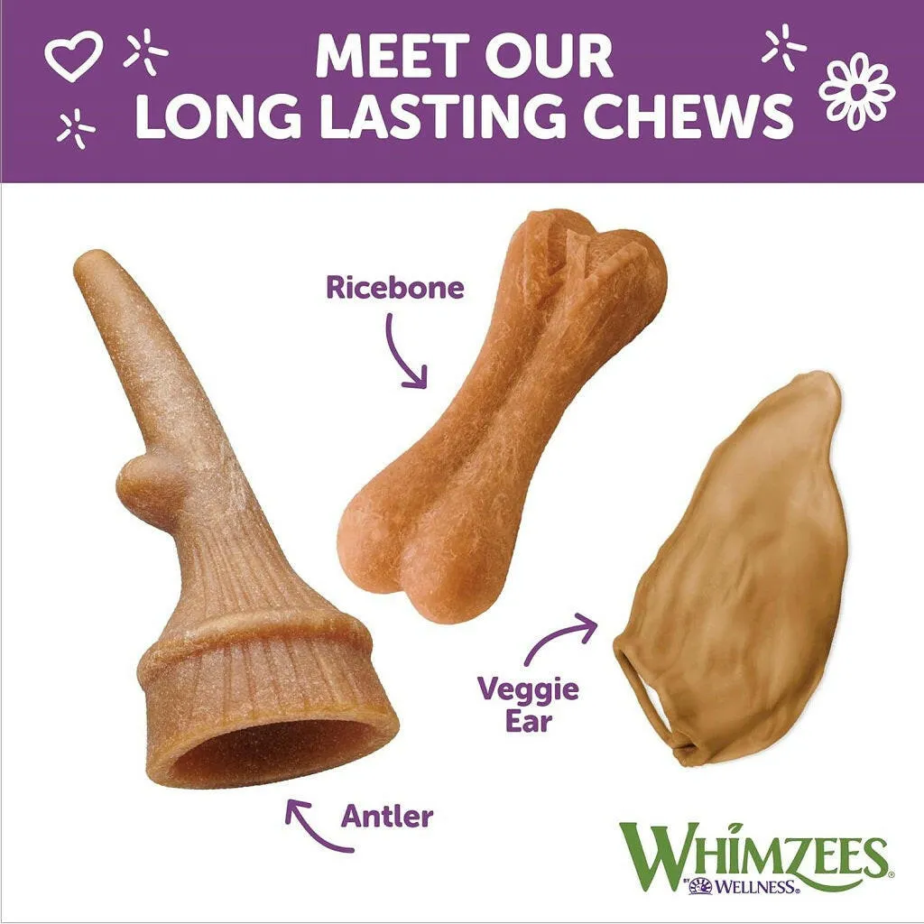 Whimzees by Wellness Occupy Antler Bulk Box Treat For Medium Dog ( 66 pc )